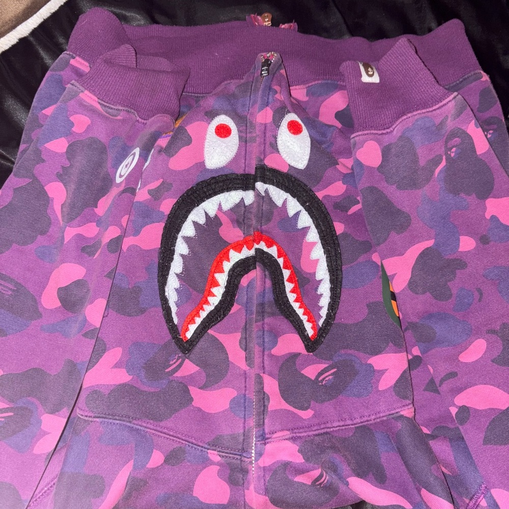 Purple Camouflage Kids Bottoms